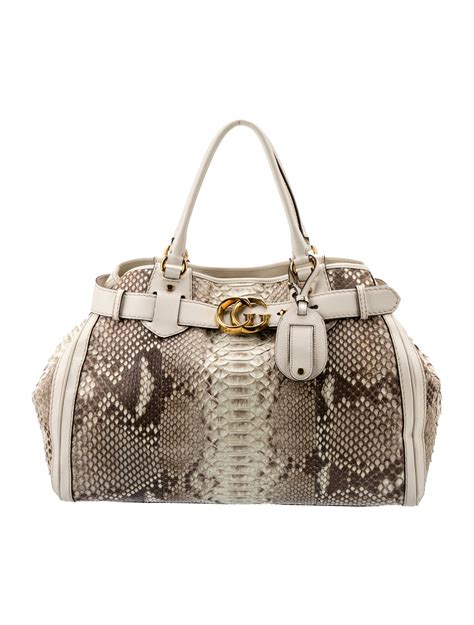 gucci python running tote|Gucci Large Python Running Tote .